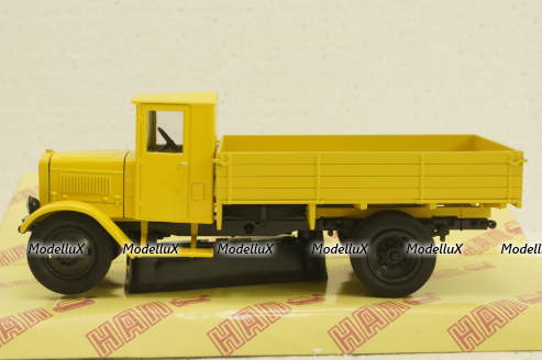 Я-5 грузовой автомоиль 1929,  желтый, Наш Автопром 1:43