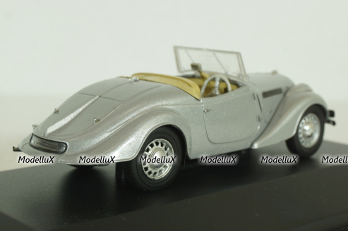 Skoda Popular Monte Carlo, silver, KALEIDOSKOP SKODA (DeAgostini) 1:43