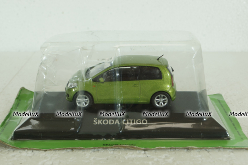 Skoda Citigo, spring green metallic, KALEIDOSKOP SKODA (DeAgostini) 1:43