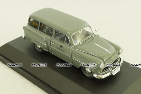 Opel Olympia Caravan "Deutsche Bundespost" 1953, grey, Schuco 1:43