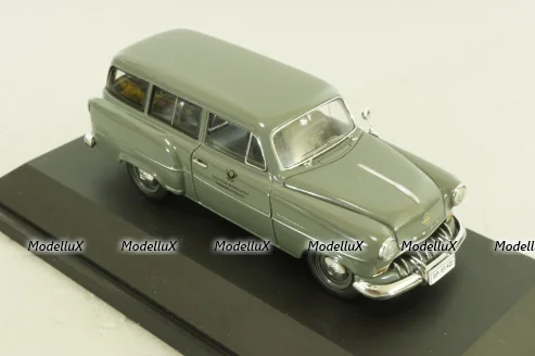 Opel Olympia Caravan "Deutsche Bundespost" 1953, grey, Schuco 1:43