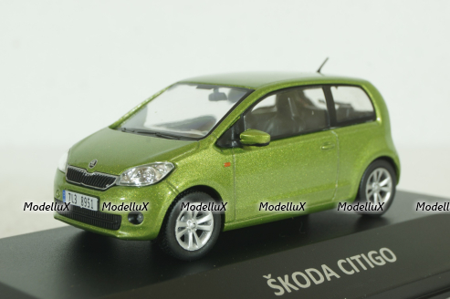 Skoda Citigo, spring green metallic, KALEIDOSKOP SKODA (DeAgostini) 1:43