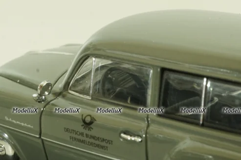 Opel Olympia Caravan "Deutsche Bundespost" 1953, grey, Schuco 1:43