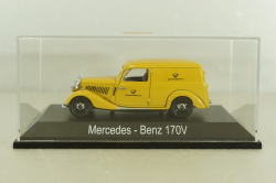 Opel Rekord  (B) Caravan "Deutsche Bundespost" 1965, yellow, Minichamps 1:43