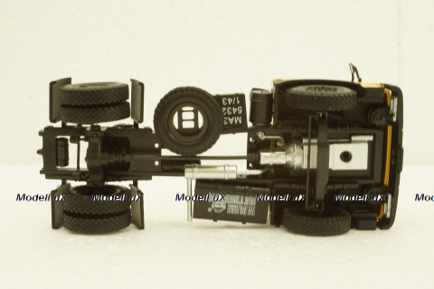 Маз-54322 тягач 1985г, желтый, Н793, Наш Автопром 1:43