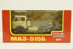 Маз-515Б тягач 1977, бежевый, Н702, Наш Автопром 1:43