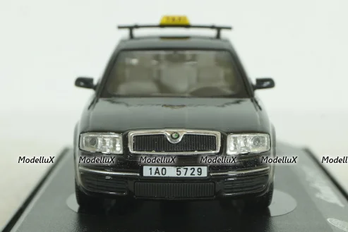 Skoda Superb, Taxi, black, 143ABXbl, Abrex 1:43