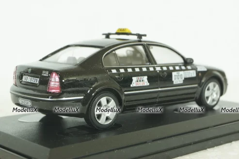 Skoda Superb, Taxi, black, 143ABXbl, Abrex 1:43