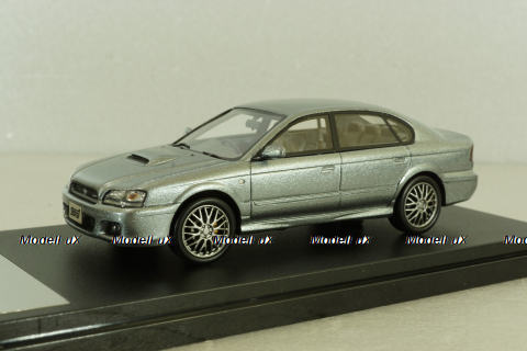 Subaru Legacy STI S401 2002, light grey, HS368 GY, Hi-Story 1:43
