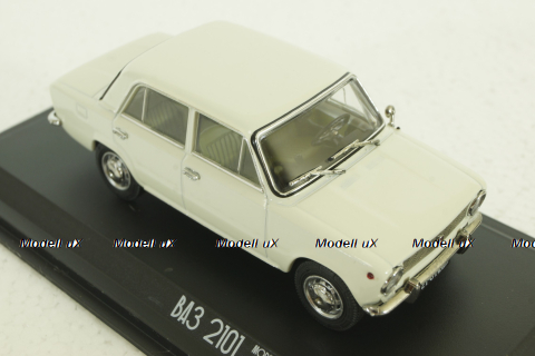 Ваз-2101 Жигули 1970, Lada 1200, белый, EVRМ0143-01, EVR0143-02, EVRmini 1:43