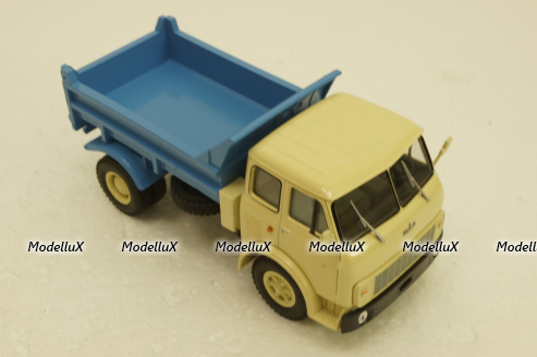 Маз-5549 самосвал, бежевый/синий, Н759, Наш Автопром 1:43