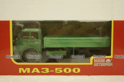 Маз-500, салатовый, Наш Автопром 1:43