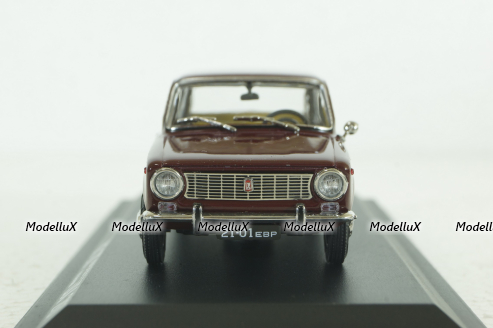 Ваз-2101 Жигули 1970, Lada 1200, бордовый, EVRМ0143-01, EVRmini 1:43