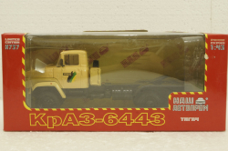 Краз-6443 тягач бежевый, Н737, Наш Автопром 1:43