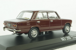 Ваз-2101 Жигули 1970, Lada 1200, бордовый, EVRМ0143-01, EVRmini 1:43