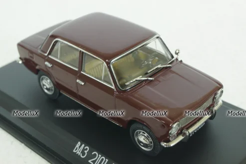 Ваз-2101 Жигули 1970, Lada 1200, бордовый, EVRМ0143-01, EVRmini 1:43