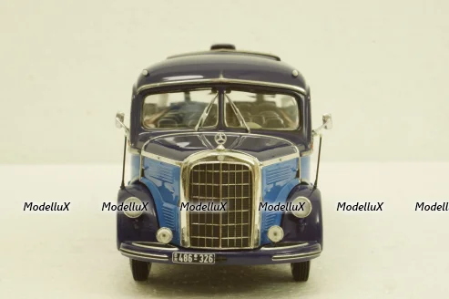 Mercedes О 3500 1950 lightblue/blue, 439360011, Minichamps 1:43