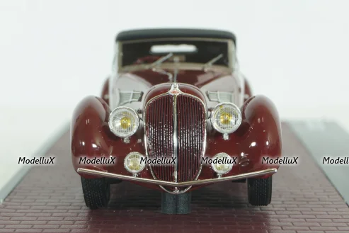 Delahaye 135MS Grand Sports Roadstwr Figoni Falaschi (closed), MX40408-032, Matrix 1:43