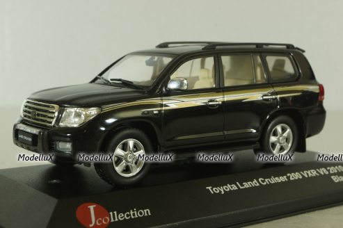 Toyota Land Cruiser 200 VRX V8 2010, black, JC232, Jcollection 1:43 Уценка!