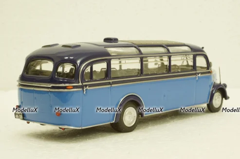 Mercedes О 3500 1950 lightblue/blue, 439360011, Minichamps 1:43