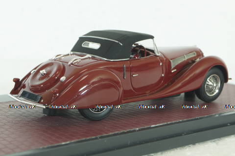 Delahaye 135MS Grand Sports Roadstwr Figoni Falaschi (closed), MX40408-032, Matrix 1:43
