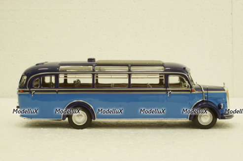 Mercedes О 3500 1950 lightblue/blue, 439360011, Minichamps 1:43