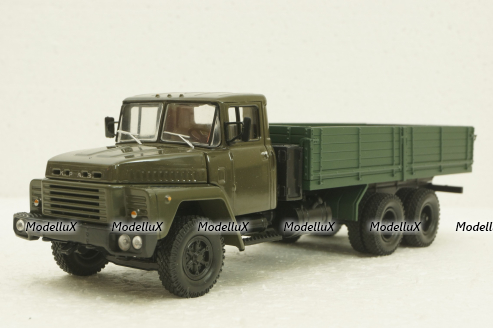 Краз-250 борт хаки/зеленый 1978г, Н204, Наш Автопром 1:43