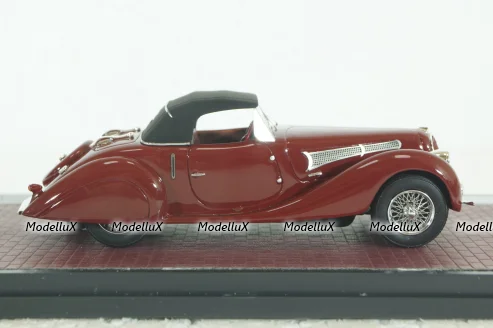 Delahaye 135MS Grand Sports Roadstwr Figoni Falaschi (closed), MX40408-032, Matrix 1:43