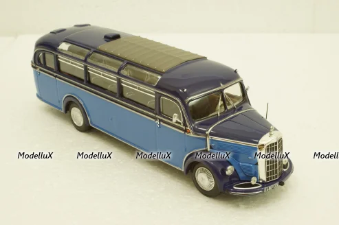 Mercedes О 3500 1950 lightblue/blue, 439360011, Minichamps 1:43