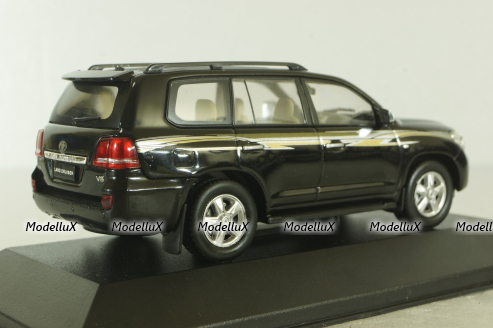 Toyota Land Cruiser 200 VRX V8 2010, black, JC232, Jcollection 1:43 Уценка!