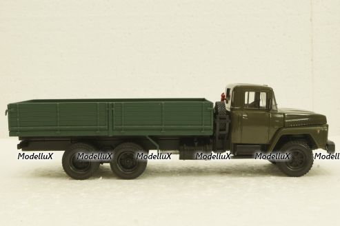 Краз-250 борт хаки/зеленый 1978г, Н204, Наш Автопром 1:43