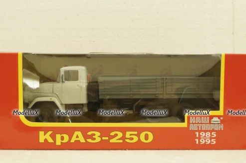 Краз-250 борт серый 1986г, Н205, Наш Автопром 1:43