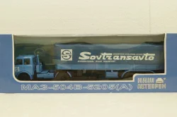 Маз-504В с п/прицепом 5205А Совстрансавто синий, Н785, Наш Автопром 1:43