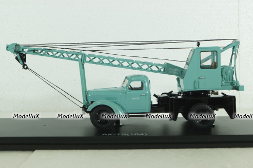 АК-75(164) автокран Зил-164, бирюзовый, SSM1131, SSM 1:43