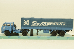 Маз-504В с п/прицепом 5205А Совстрансавто синий, Н785, Наш Автопром 1:43