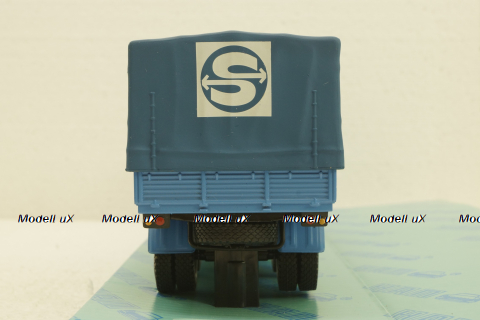 Маз-504В с п/прицепом 5205А Совстрансавто синий, Н785, Наш Автопром 1:43