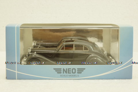 Jaguar MK V 1950, grey/black, 49599, NEO 1:43