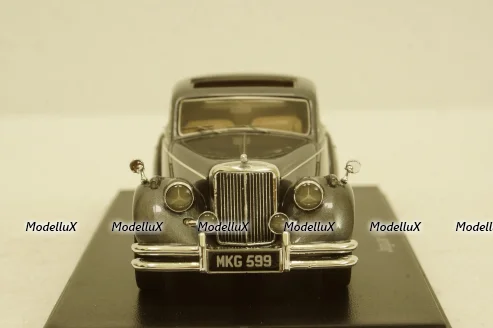 Jaguar MK V 1950, grey/black, 49599, NEO 1:43