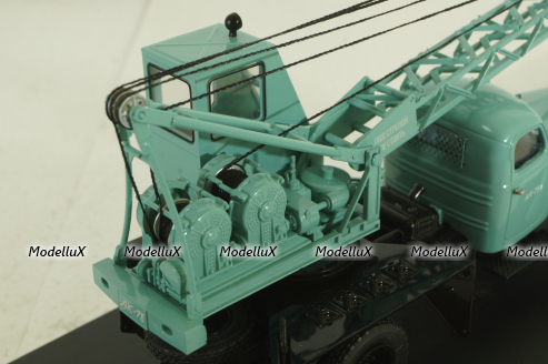 АК-75(164) автокран Зил-164, бирюзовый, SSM1131, SSM 1:43