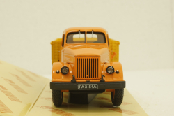 Газ-51А, оражевый/желтый, Н255, Наш Автопром 1:43