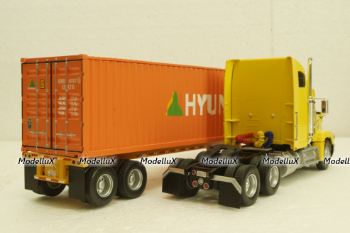 Freightliner FLD 112, Hyundai 1993, American trucks, Spain, #63, Altaya 1:43 Без журнала!