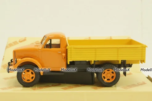 Газ-51А, оражевый/желтый, Н255, Наш Автопром 1:43