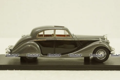 Jaguar MK V 1950, grey/black, 49599, NEO 1:43