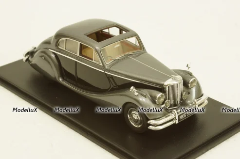 Jaguar MK V 1950, grey/black, 49599, NEO 1:43
