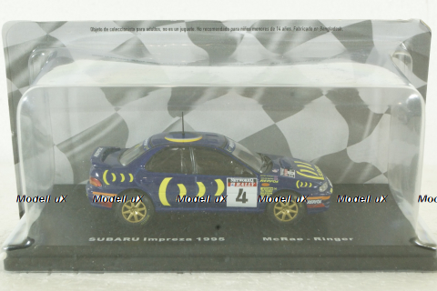 Subaru Impreza 555 N 4 WINNER RALLY RAC LOMBARD, Altaya 1:43