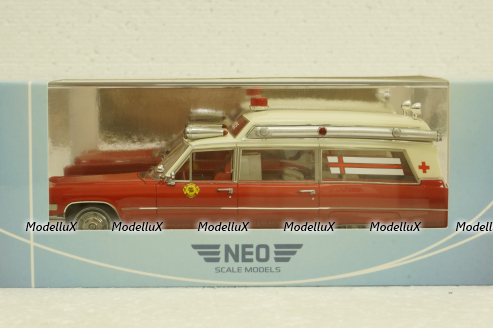 Cadillac S&S Ambulance Rescue, 43899, NEO 1:43