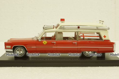 Cadillac S&S Ambulance Rescue, 43899, NEO 1:43