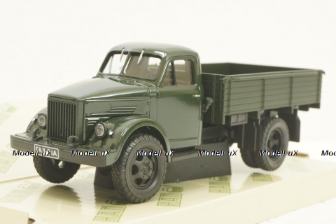  Газ-51А, зеленый бортовой, Н255, Наш Автопром 1:43