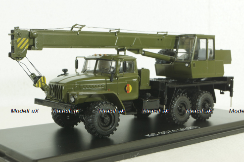 КС-3574 (Урал-4320) автокран, хаки, PLC47046, Premium Classixxs 1:43