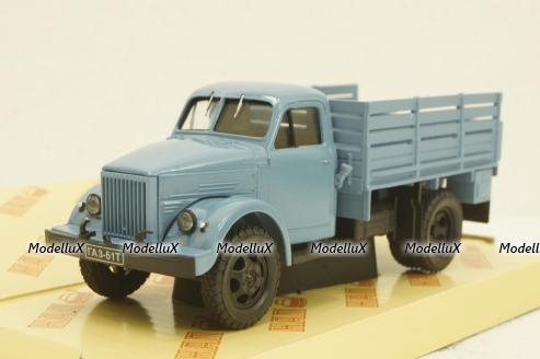  Газ-51Т, голубой, Н256, Наш Автопром 1:43